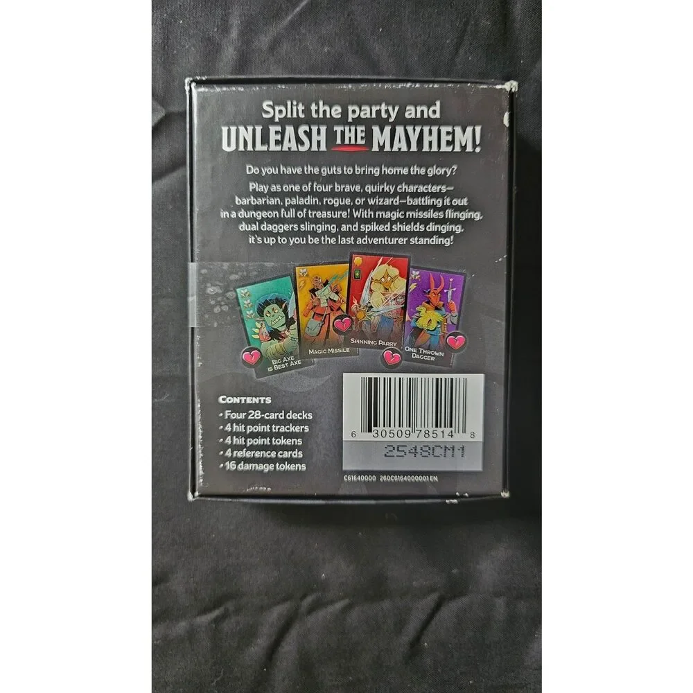 Dungeons & Dragons Dungeon Mayhem Card Game Complete In Box Wizards Coast